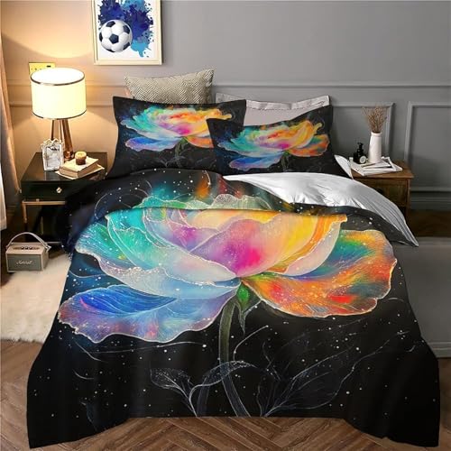 Housse de couette infroissable en microfibre douce avec fermeture éclair rapide - 4
