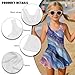 Wanyint Girls One Piece Swimsuit with Skirt, Scoop Neck & V Back Fashion Swimming Bathing Suit Sleeveless Summer Beach Swimwear for Kids Age 8-9, Purple Blue Gold Marble