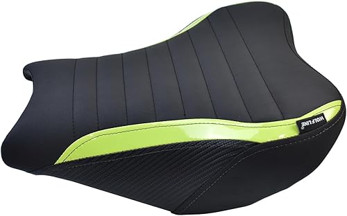 Miniatura 4 de Midimttop Asiento delantero de cuero suave Touring Waterpfroof, cojín para asiento trasero del pasajero, asiento trasero para Ka-wa-sa-ki Z900 Z-900