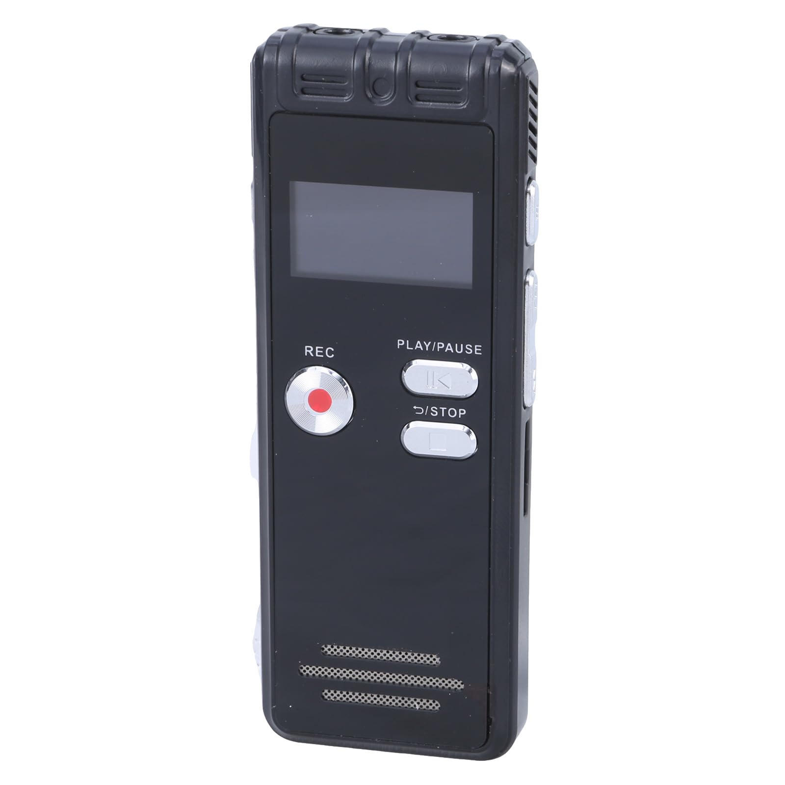 Grabadora digital activada por voz de 64 GB con reproducción, grabadora de voz dictáfono de 3072 Kpbs con reducción de ruido