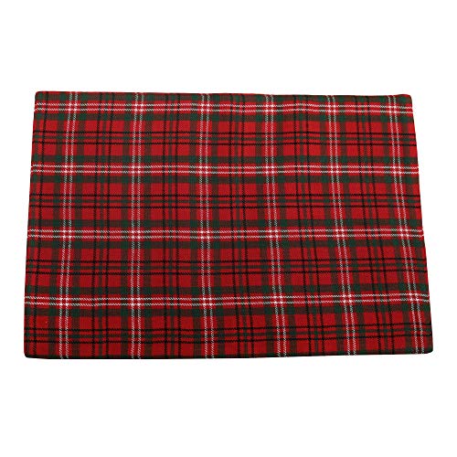 DG-Collections-Cotton-Placemats-Set-of-4-Double-Sided-Placemats-13-X-19-Inch-Red-Green-Plaid-Perfect-for-Thanks-Giving-Christmas-Spring-Summer-Holidays-Christmas-and-for-Everyday-Use DG Collections Cotton Placemats Set of 4 Double Sided Placemats 13 X 19 Inch Red Green Plaid Perfect for Thanks Giving Christmas Spring Summer Holidays Christmas and for Everyday Use