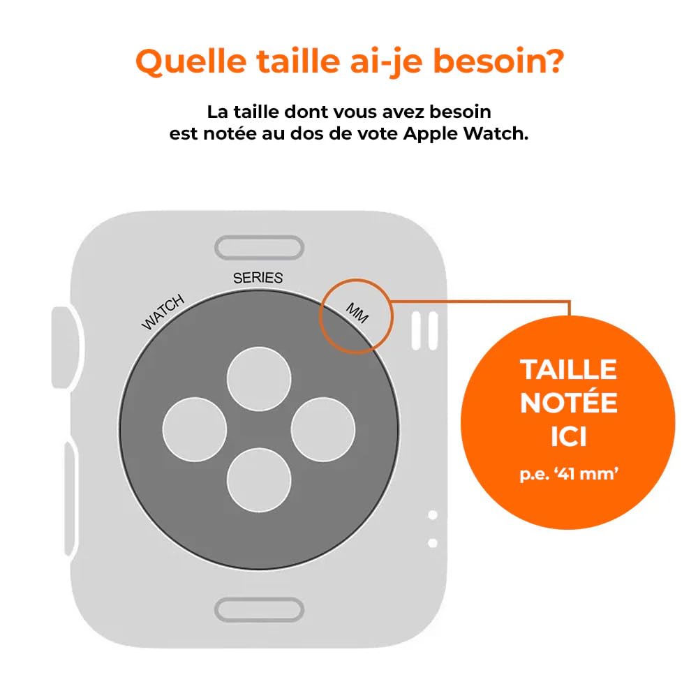Strap-it Bracelet Smartwatch compatible avec Apple Watch Série 1/2/3/4/5/6/7/8/9/10/11/SE/SE2/SE3/Ultra/Ultra 2/Ultra 3 – Bracelet iWatch – Bracelet de remplacement