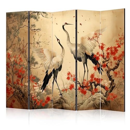 murando - Akusticher Raumteiler orientalisch 225x172 cm 5-teilig Foto Paravent beidseitig Bedruckt & Akustikschaum Trennwand Wand Sichtschutz Home...