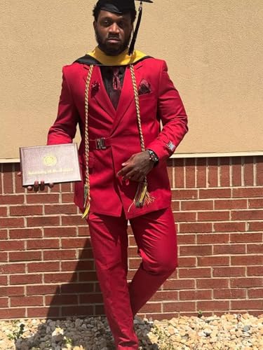 Brown Double Breasted Suit Men Formal Slim Fit 2 Piece Wedding Groom Tuxedo for Mens Double Breasted Blazer Groomsmen Prom 404