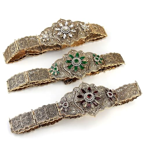 Wvapzxx Belt For Women Moroccan Algerian Ethnic Wedding Jewelry Arab Robe Caftan Belt Bridal Jewelry4