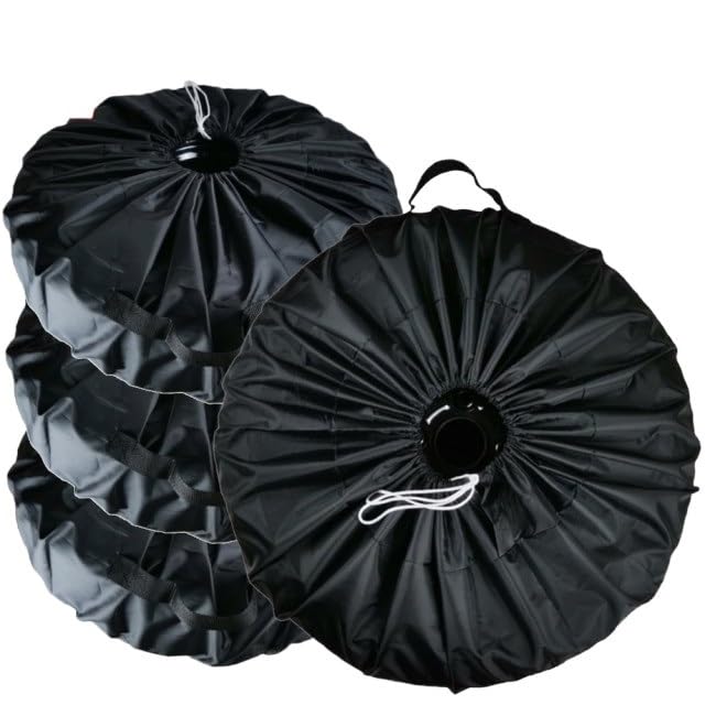 WINOMO Reserveradhülle 16 Zoll - Wasserdichte Reifentasche In Schwarz