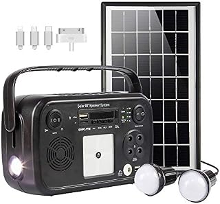 soyond Portable Solar Generator with Solar Panel Solar Powered Generator Kit with Flashlights