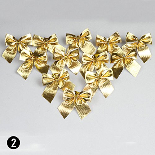 Lazos, de Calistous, para decoración de Navidad, jardines o bodas, 12 unidades