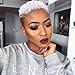 BeiSD Short Highlight Purple Wig Colored Short Pixie Hair Wigs For Black Women Black Girls Hairstyles