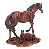 Koehler Home Decorative Accent Mother & Foal Horse Statue
