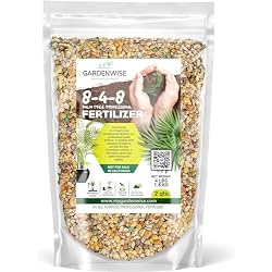 Gardenwise 8-4-8 Professional Palm Tree Fertilizer Plant Food; for Indoor Potted Plants and Outdoor Landscape Palm Trees; Quick-Release Nitrogen Fertilizer and Continuous Feeding (2 QUARTS)