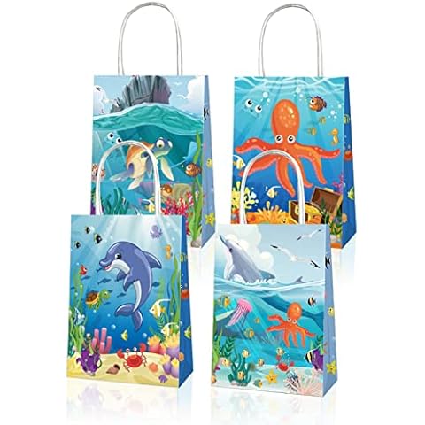 Sehaby Ocean Theme Party Gift Bags Cover