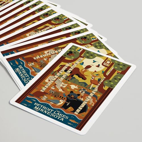 Lantern Press Juego de Cartas Póker 52 Cartas miniatura 5