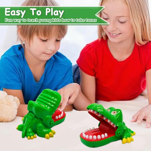 iShyan Crocodile Teeth Toys Game for Kids, Crocodile Biting Finger Dentist Games Funny Toys, 2020 Version Ages 4 and Up - Image 6