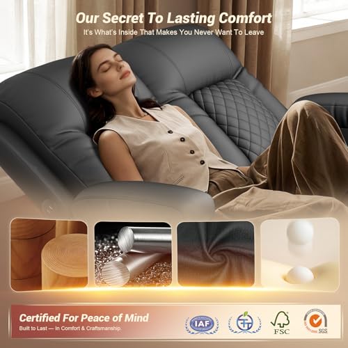 Luxury leather sofa set