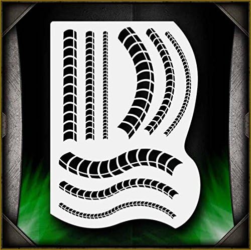 Biomech 3 AirSick Airbrush Stencil Template