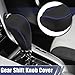 X AUTOHAUX Car Gear Shift Knob Cover Protector with Blue Thread for Chevrolet Cruze 2011-2015 Aveo 2007-2011
