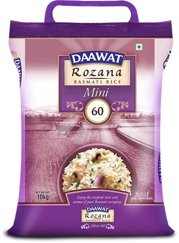 Daawat Rozana Mini 60 Basmati Long-Grain Rice-10Kg Daawat Rozana Mini 60 Basmati Long-Grain Rice-10Kg