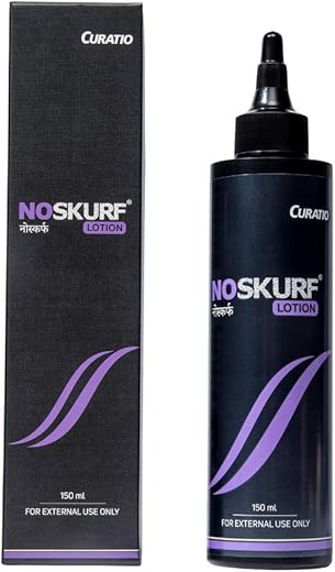 Noskurf Anti Dandruff Lotion/Contains Climbazole, Piroctone Olamine & Zinc Pyrethione, 150 ml