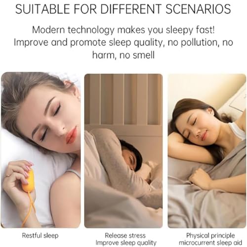 Dispositivo portatile per il sonno, ricarica USB, macchina per massaggio a microcorrente, addormentarsi velocemente, migliorare l'igiene del sonno, rilascio della pressione