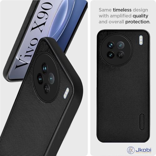Image of Jkobi Back Case Cover for Vivo X90 (Textured Grip Design | Camera Protection | Slim and Light Weight)