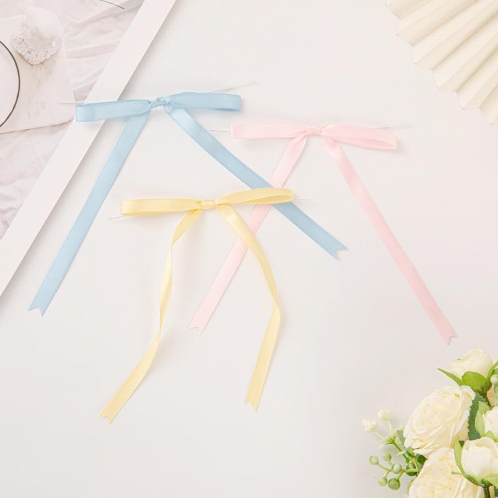 Lazos Poliéster Suaves 100 para uds para Decoración Regalos Lazos(H)