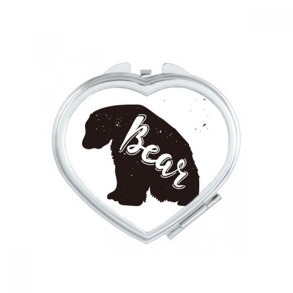 Miroir compact portable cochon pour éviter les bavures de maquillage