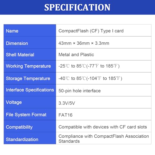 Image of Dogfish Compact Flash Memory Card 512MB 10PACK Industrial CF Type I Card FAT16 for Industrial Equipment and Vintage Digital Cameras