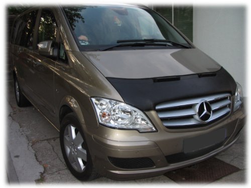 HOOD BRA Front End Nose Mask Compatible with MB Mercedes-Benz W639 V-Class Valente Vito Viano 2003-2014 Bonnet Bra STONEGUARD PROTECTOR TUNING
