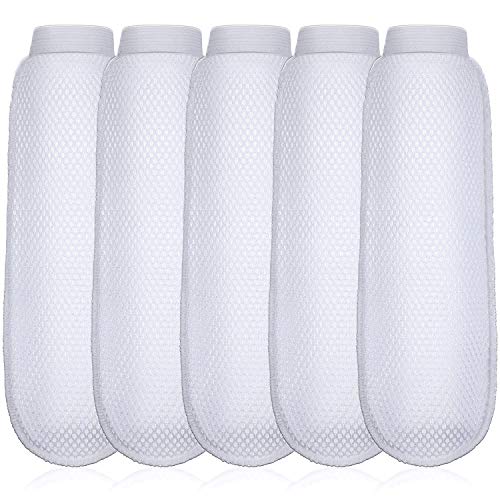 Boao 5 Pieces Nylon Lint Traps for Washing Machine Discharge Hose Lint Traps Nylon Mesh Catcher for Washing Machine Drain Systems Cleaning Tools
