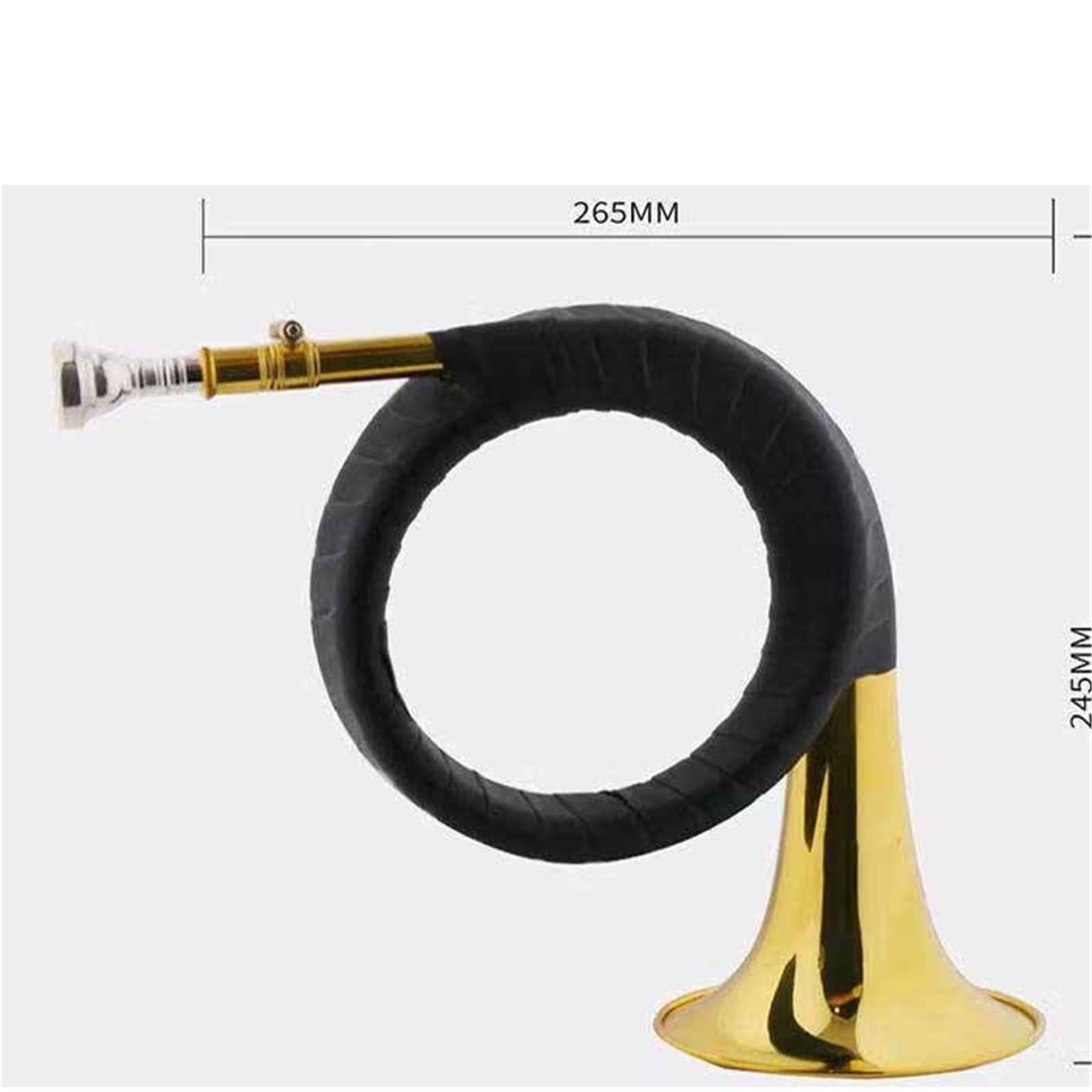 Róg Francuski Klucz Do Rogu Słupkowego Z Płaskim Kluczem B Mały Róg Francuski(B-flat Small Hunting Horn)