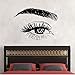 Produktbild Czxmp Eyelashes And Eyebrows Wall Sticker Vinyl Long Lashes Wall Decal Beauty Salon Wall Art Mural Eyelash Extension Shop Decor 42 * 31Cm