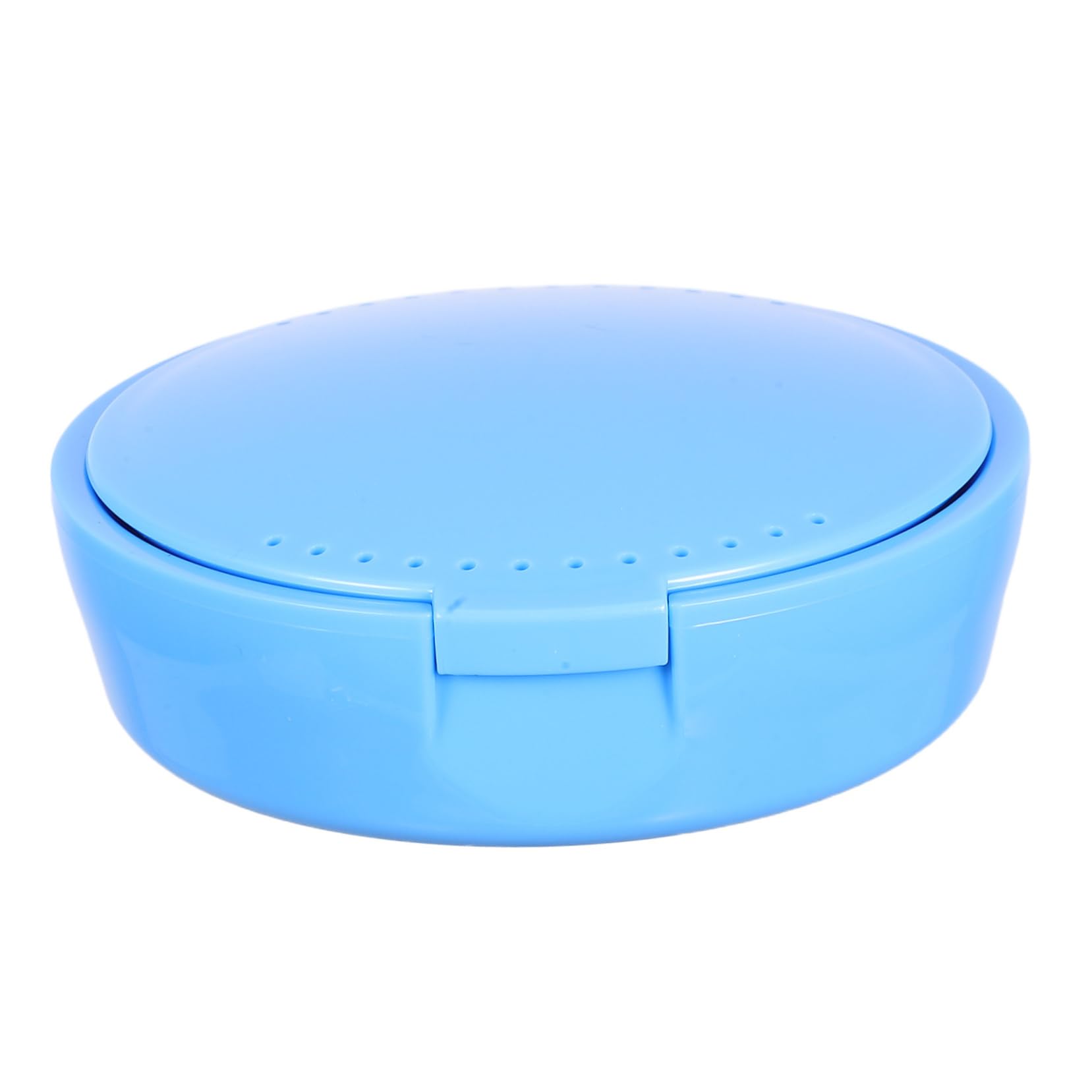 STOBAZA Cute Retainer Case with Integrated Mirror Portable Tooth Storage Box for Adults for Organizing Small Accessories Office Travel Plastic Design