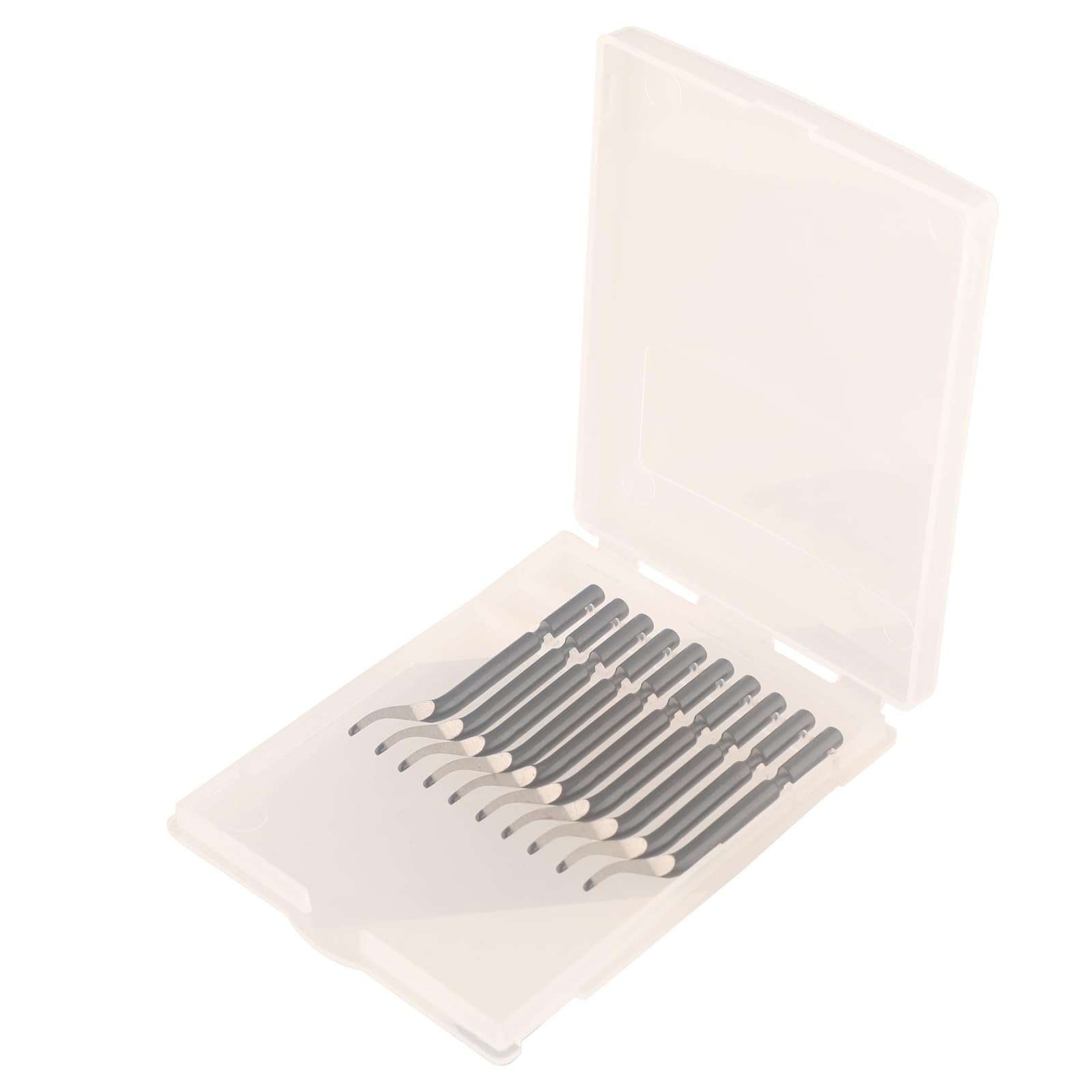 10 Stück Entgratmesser Set BK3010 S150 Klingen für kleine Löcher (Durchmesser <1,5 mm) 1,7 Zoll Hochgeschwindigkeitsstahl Rotationsklingen für Präzisionsentgratung,