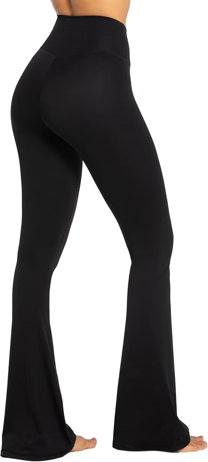 Sunzel Fleece Lined Flare Leggings Women High Waisted Tummy Control Winter Warm Thermal Flared Yoga Pants for Cold Weather - Image 6