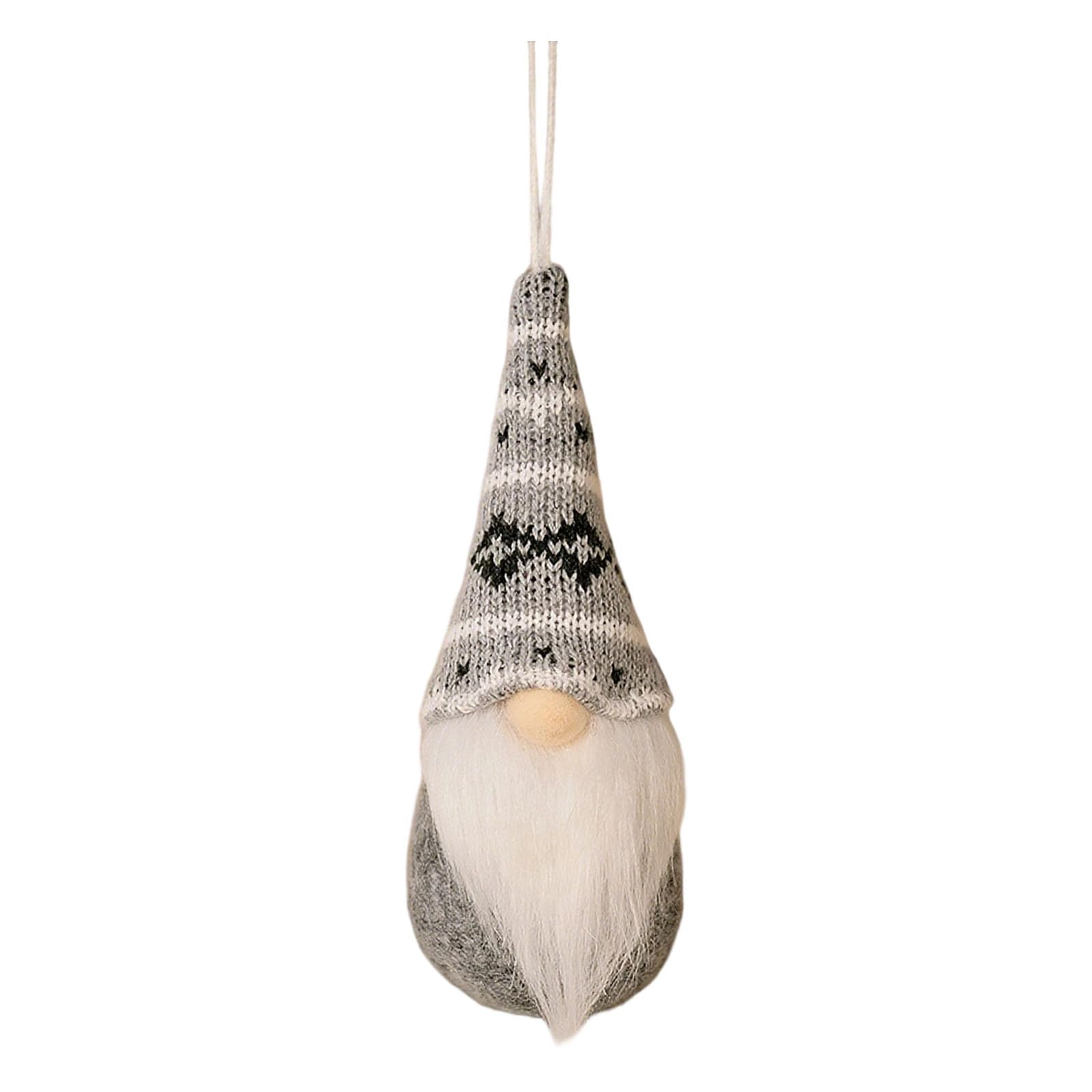 Carotoe A Bright Knitted Sant Figure Wall Decors Sturdy Fabric Holiday Ccent Perfect For Modern Livings Rooms Unique Faceless Sant Cloth Ornament