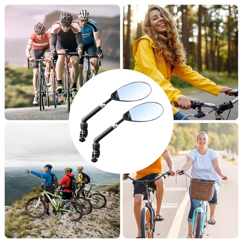 Espejo retrovisor para ciclistas extensible para evitar riesgos en bicicleta 4