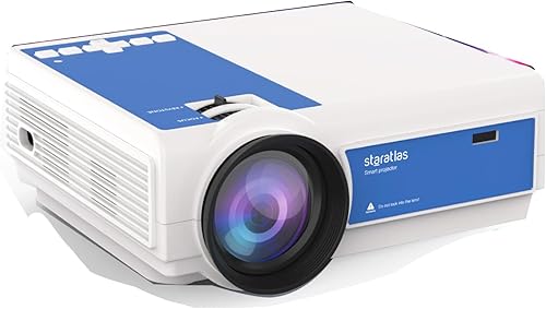 Miniatura 1 de Mini proyector, proyector Bluetooth WiFi 5G, staratlas 12000L Native 1920* 1080 P, proyector de video para exteriores, cine en casa compatible con