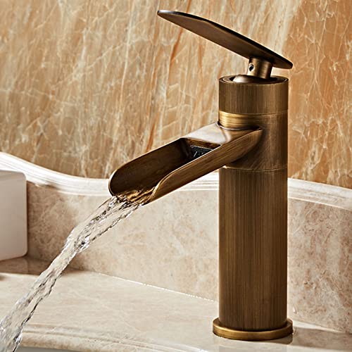 Grifo de cascada negro de diseño sofisticado compatible con lavabo blanco 3