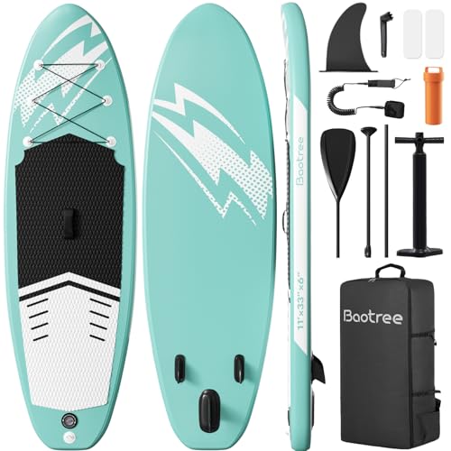 Inflatable Stand Up Paddle Board (6'' Thick) - Premium SUP Board with Durable SUP Accessories &...
