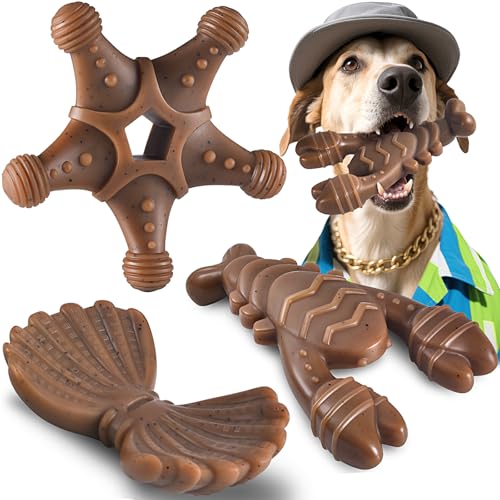 NEZIN Dog Toys for Aggressive...