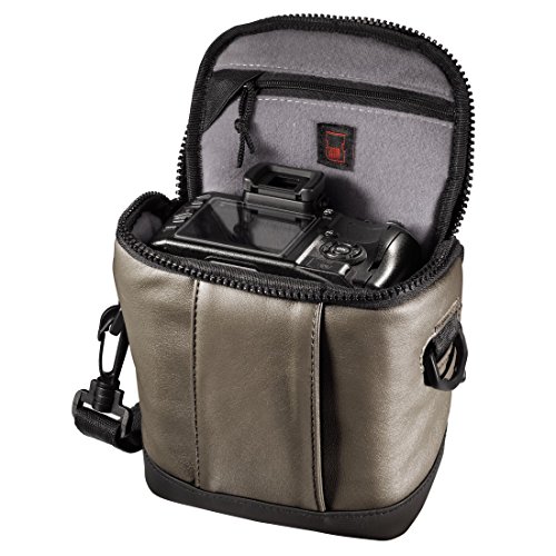 Hama Kameratasche f&uuml;r Systemkamera, Innenma&szlig;e 14,5 x 8 x 11,5 cm, Treviso 100, Terra