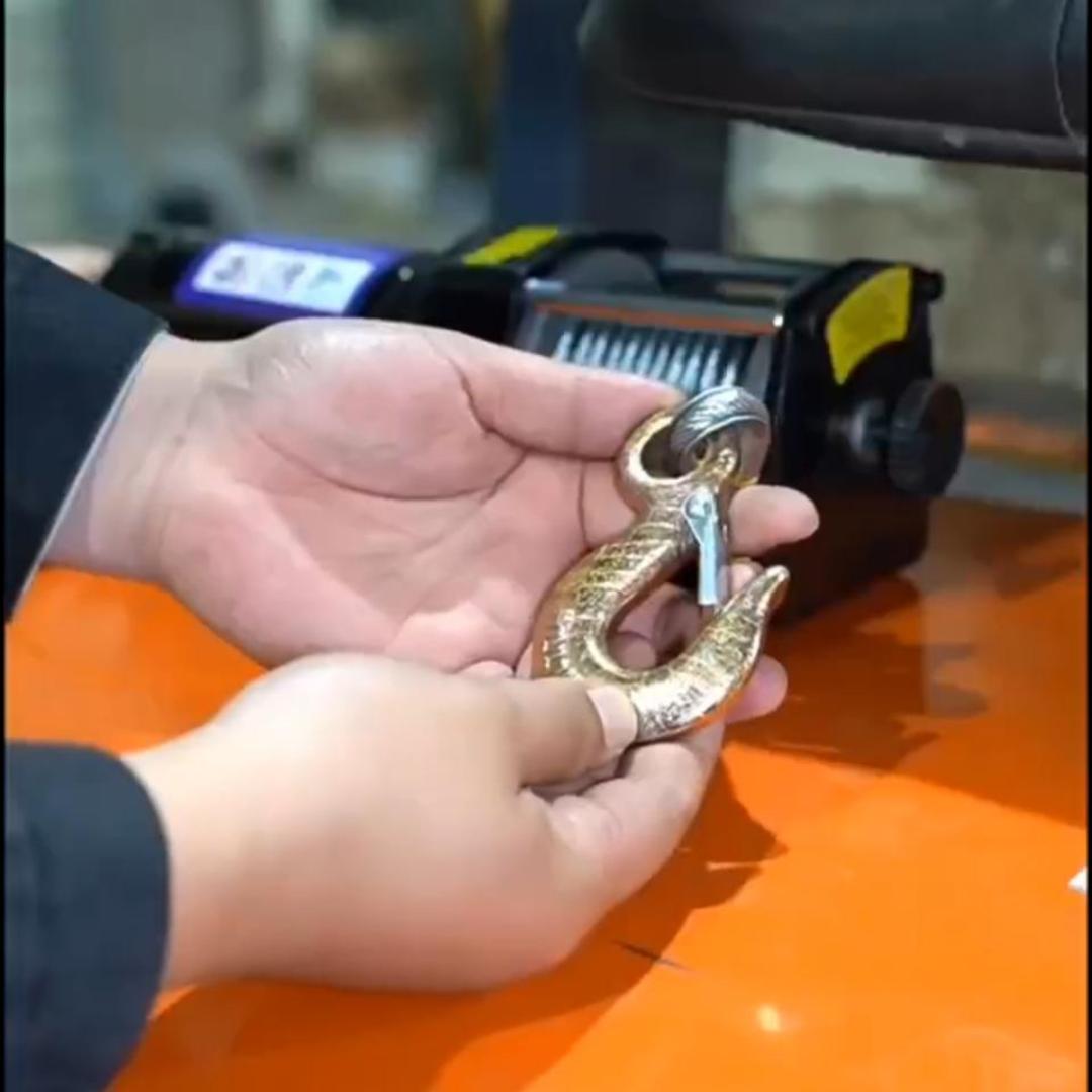 Winche eléctrico resistente para camión 3000 lbs miniatura 7