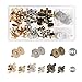 Produktbild ZERHOK 30 Stücke Magnetknöpfe 14mm und 18mm Magnetische Knöpfe 3 Farben Magnetverschluss Nähen Handwork für DIY Tasche Mäntel Jacken Windbreaker Geldtasche Rucksack