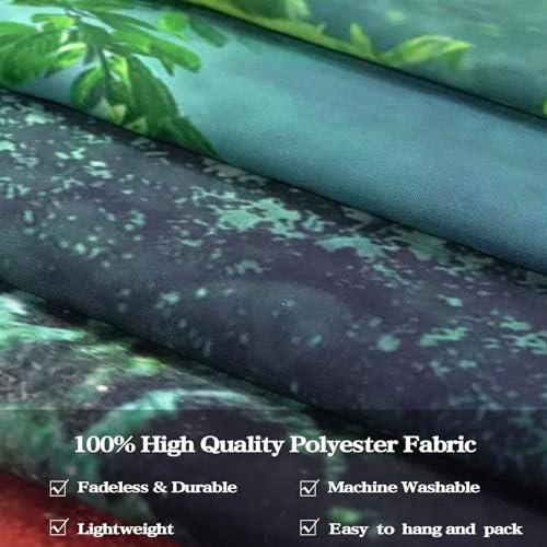 Zussun Fantasy Forest Tapestry Green Fairy Magical Tree Of Life Tapestries For Bedroom Aesthetic Nature Plant Tapastry'S Wall Hanging Mushroom Butterfly Elves Wall Tapestry For Living Room Dorm thumb #5
