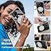 for ASUS ROG Phone 9/Phone 9 Pro Phone Case with Screen Protector 360° Rotatable Ring Holder Kickstand/Stand [Non Yellowing] Transparent 4 Corners Shockproof Protective Cover Case - Crystal Clear
