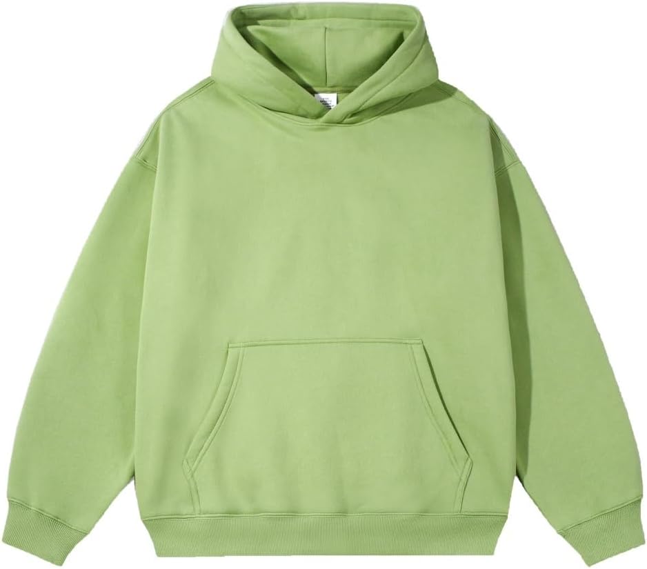 Oversized Hoodies for Men Fleece Hooded Sweatshirts Loose Fit Women Streetwear Pullover for Teens