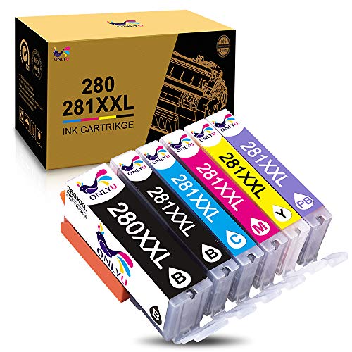ONLYU Compatible Ink Cartridge Replacement for Canon PGI-280XXL CLI-281XXL PGI 280 XXL CLI