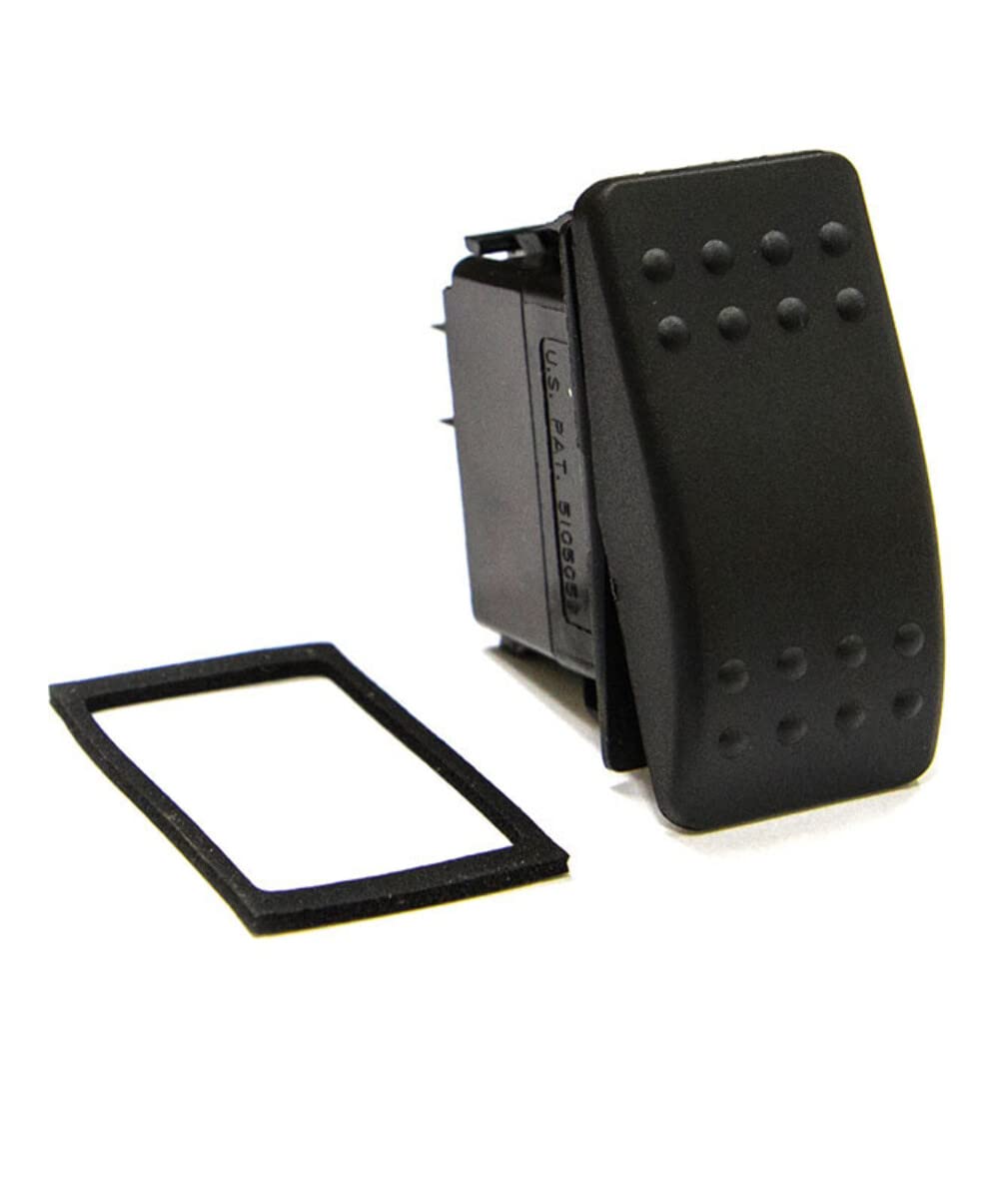 Sierra International RK19410-1 Weather Resistant Off-Mom On SPST Contura II Rocker Switch