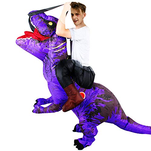 [Bohuiteng] 恐竜コスプレ 半身 恐竜着ぐるみ コスチューム ライダー服恐竜 大人用 男女共用 怪獣 空気充填 膨張式 コスチューム 衣装セット パーティー